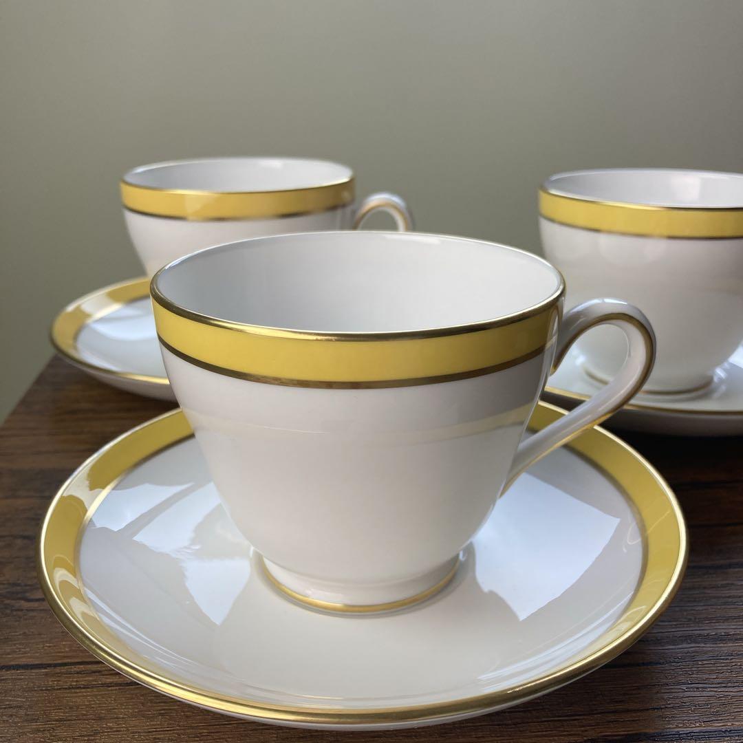 SPODE スポード カップ＆ソーサー 6客 consul yellow