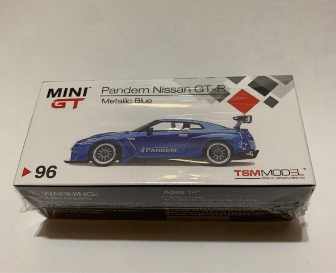 MINIGT パンデム　日産　GT-R R35 メタリックブルー