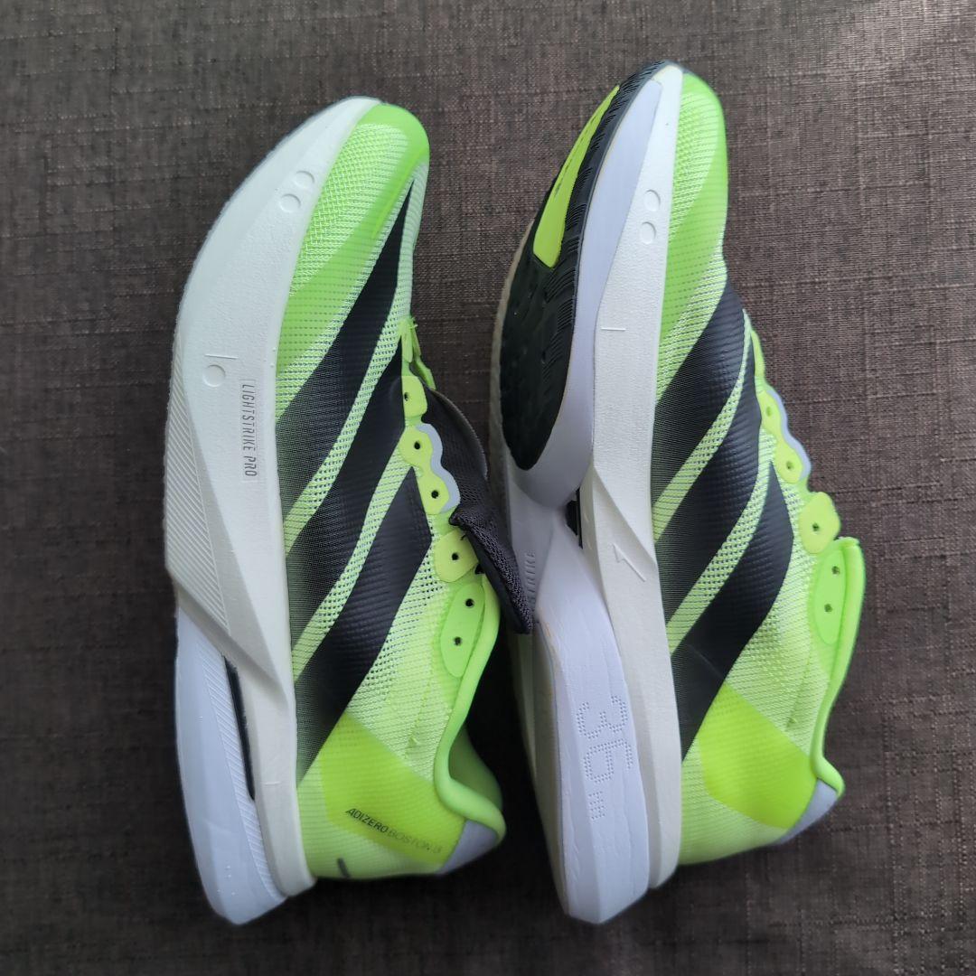 adidas ADIZERO BOSTON 13 26.0cm ネオンイエロー