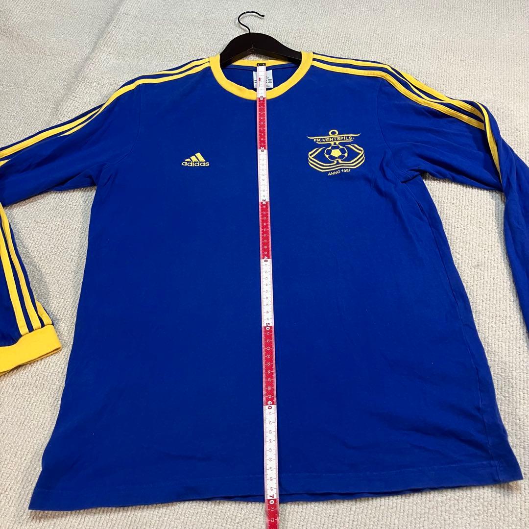 【ラトビア】FK VENTSPILS ロンT Lサッカー　長袖　東欧adidas