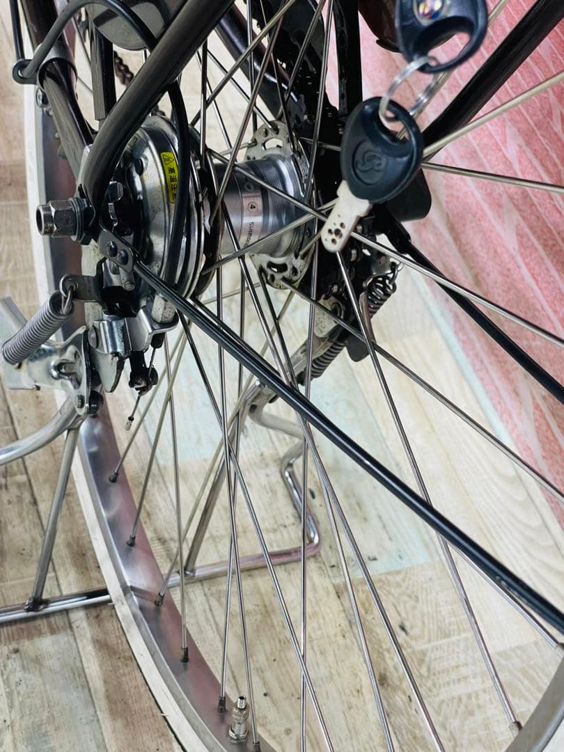 K2312 電動自転車パナソニック子供乗せ 26インチ ブラウン 8.9Ah