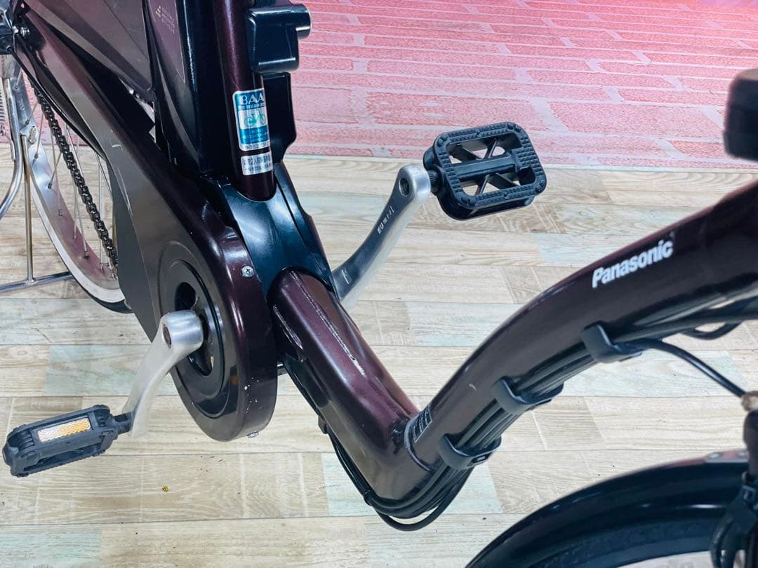 K2312 電動自転車パナソニック子供乗せ 26インチ ブラウン 8.9Ah
