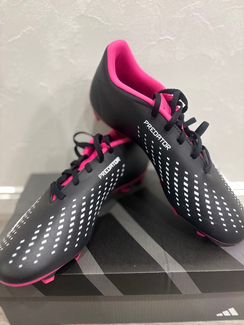 adidas Predator 26.5cm ブラック/ピンク