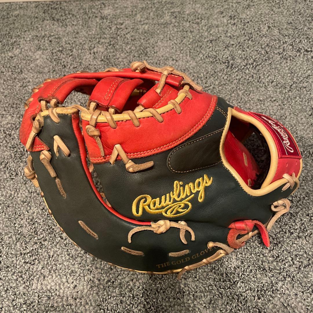 Rawlings Gold Glove 軟式グローブ 赤黒