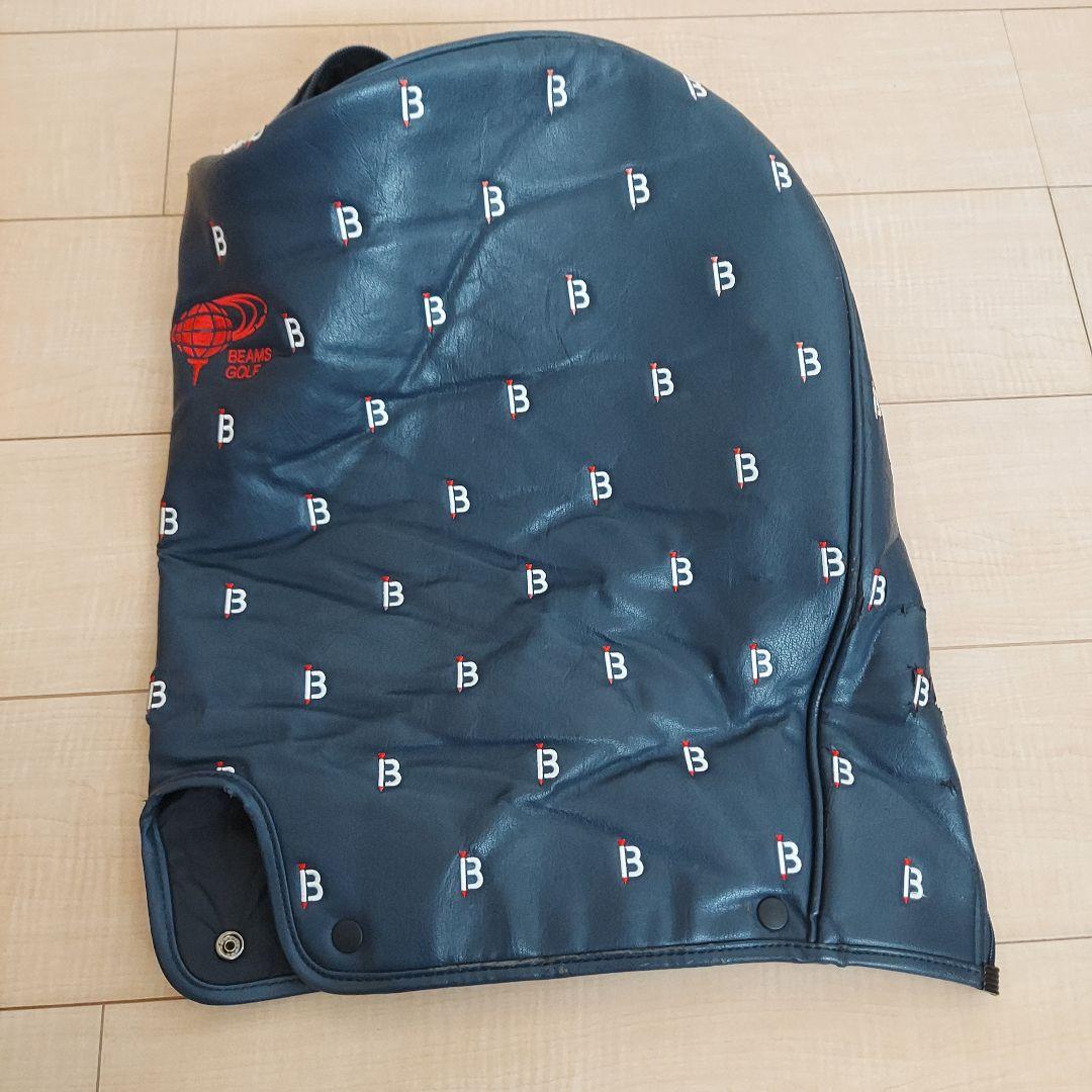 BEAMS GOLF ビームス キャディバッグ ネイビー ★ヘッドカバー付き