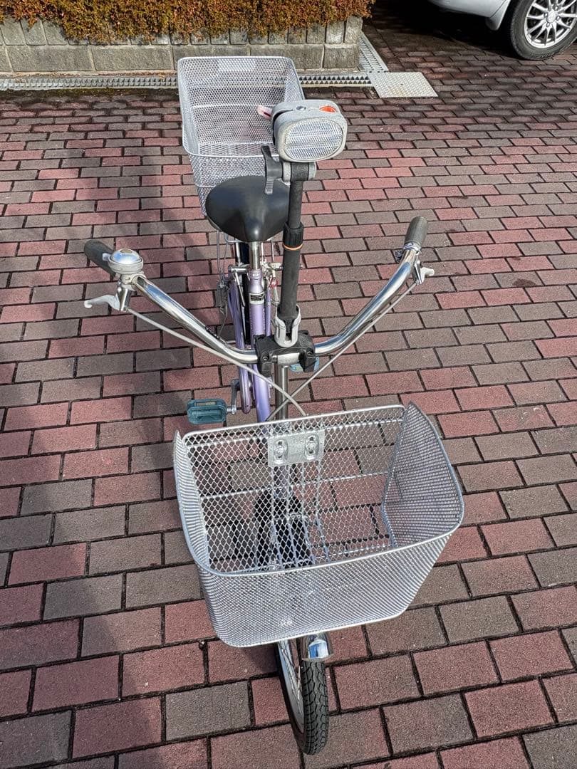 ご婦人向け、お買い物仕様、小型ママチャリ(20㌅)配達可能