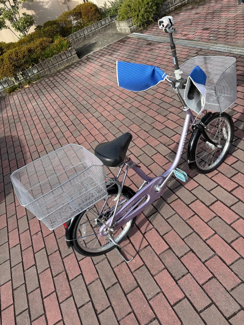 ご婦人向け、お買い物仕様、小型ママチャリ(20㌅)配達可能