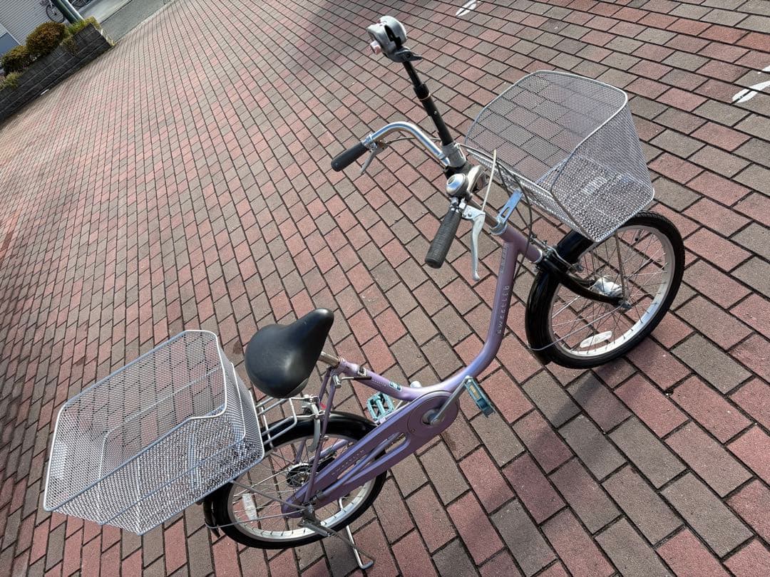 ご婦人向け、お買い物仕様、小型ママチャリ(20㌅)配達可能