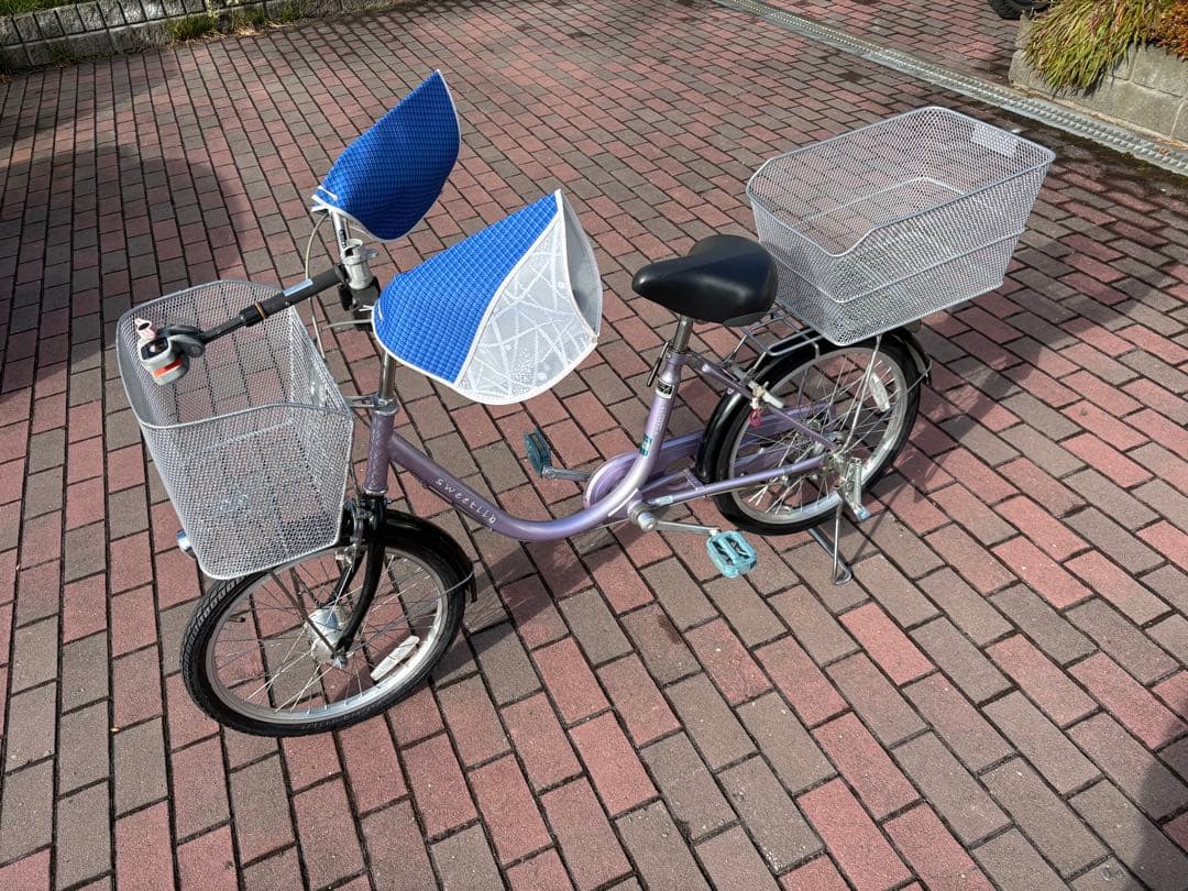 ご婦人向け、お買い物仕様、小型ママチャリ(20㌅)配達可能