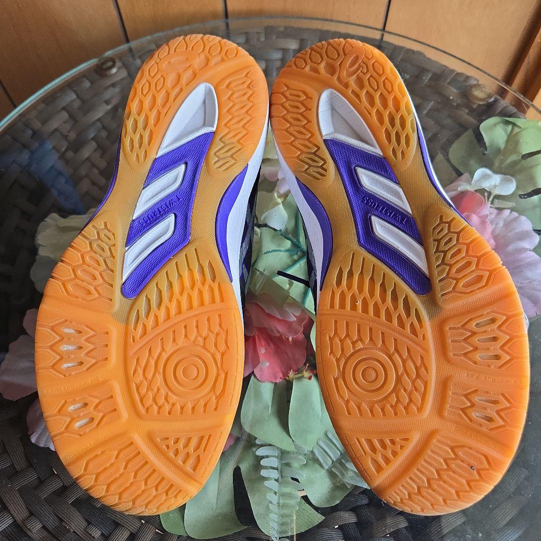 ASICS バレーボールシューズ 　25cm ブラック/パープル