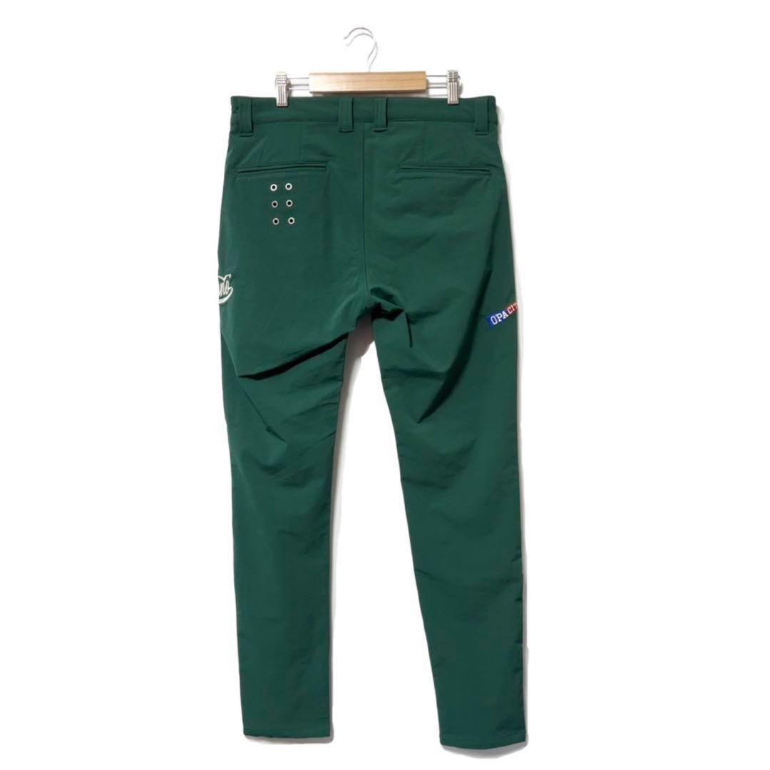 ラッセルノ ゴルフ フラッグロゴ ストレッチ スキニー パンツ グリーン M 4