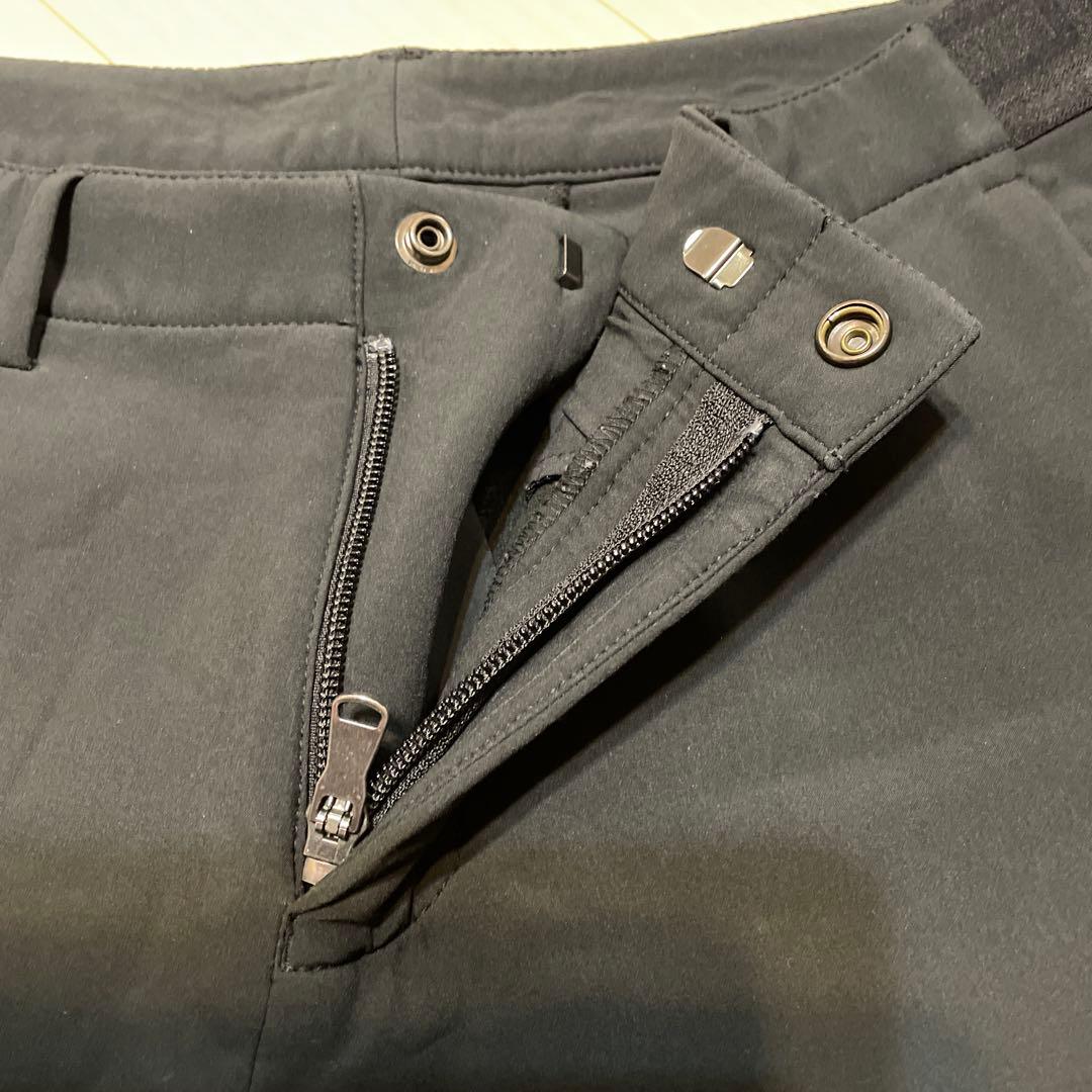 RLX ゴルフ 裏起毛ストレッチゴルフパンツ 30 ブラック 春秋冬用