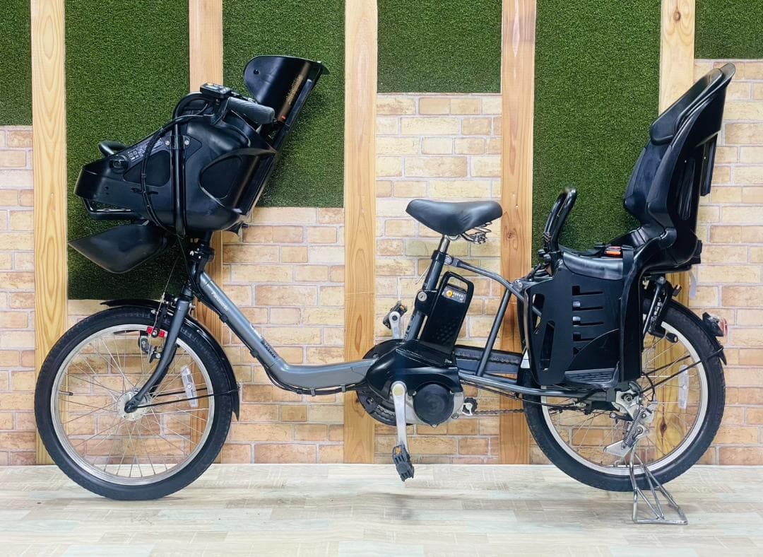グレー系 パナソニック 子供乗せ電動アシスト自転車H3390