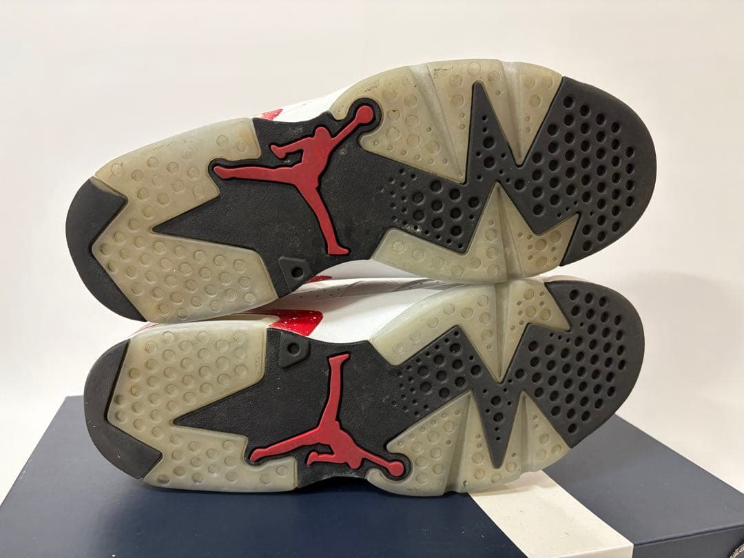 良状態Air Jordan 6 レトロ レッド オレオ ホワイト