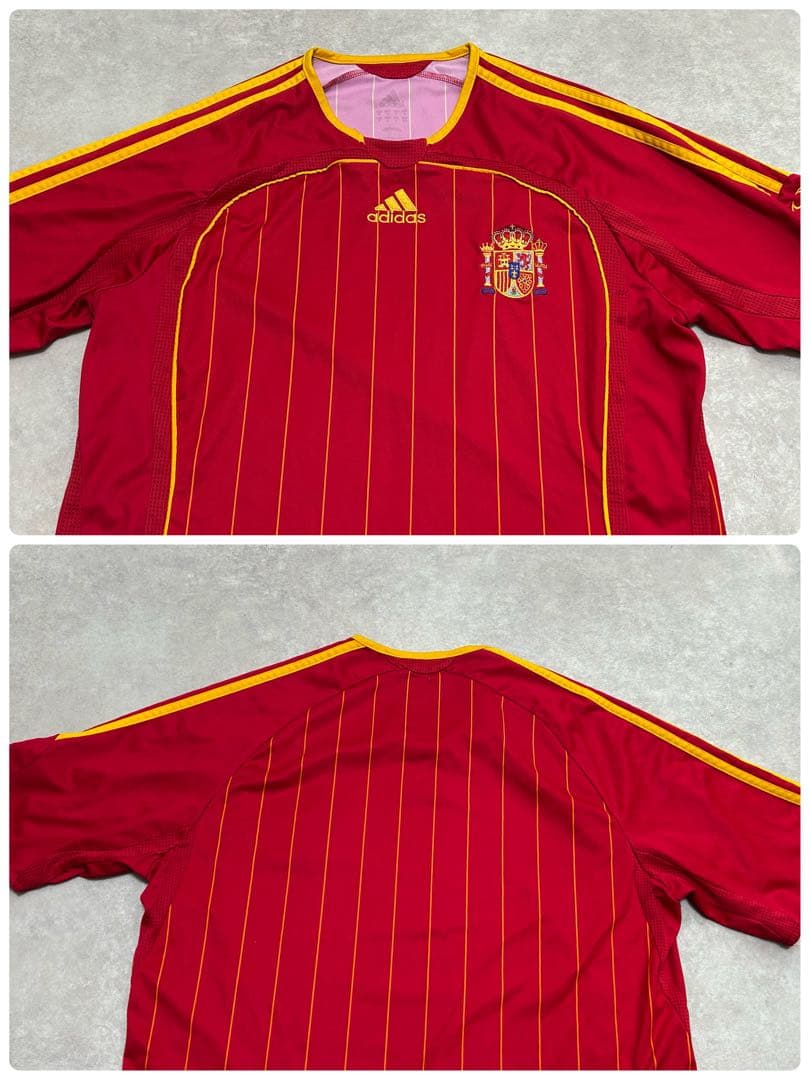 美品 adidas サッカー　スペイン代表レプリカユニフォーム メンズ XL