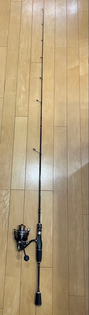釣りセット2ピースロッド（180㌢）&1000番リール・ダイワ月下美人ワーム他付