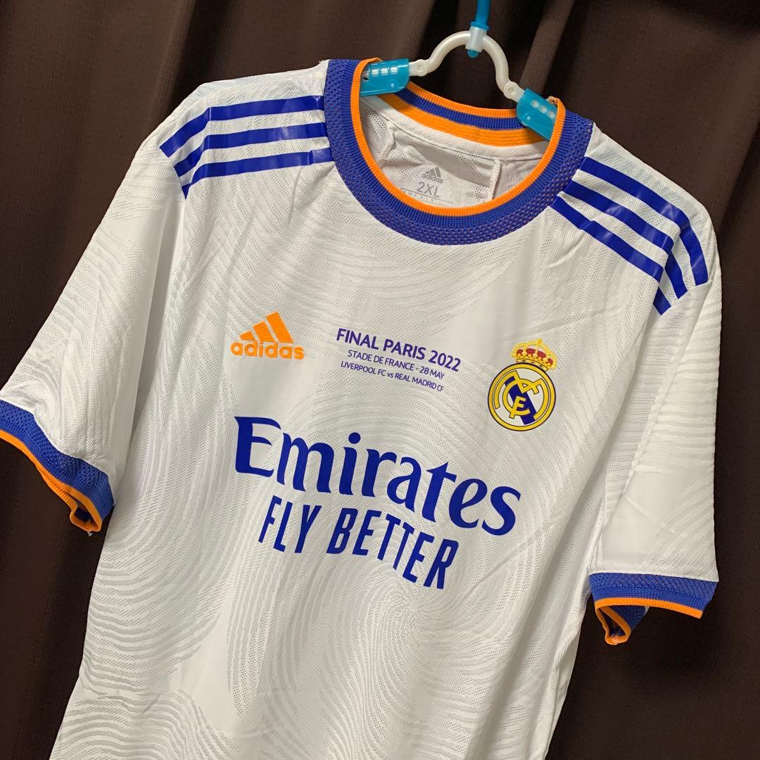 新品同様 レアル・マドリード 21/22 ベンゼマ 2XL ユニフォーム