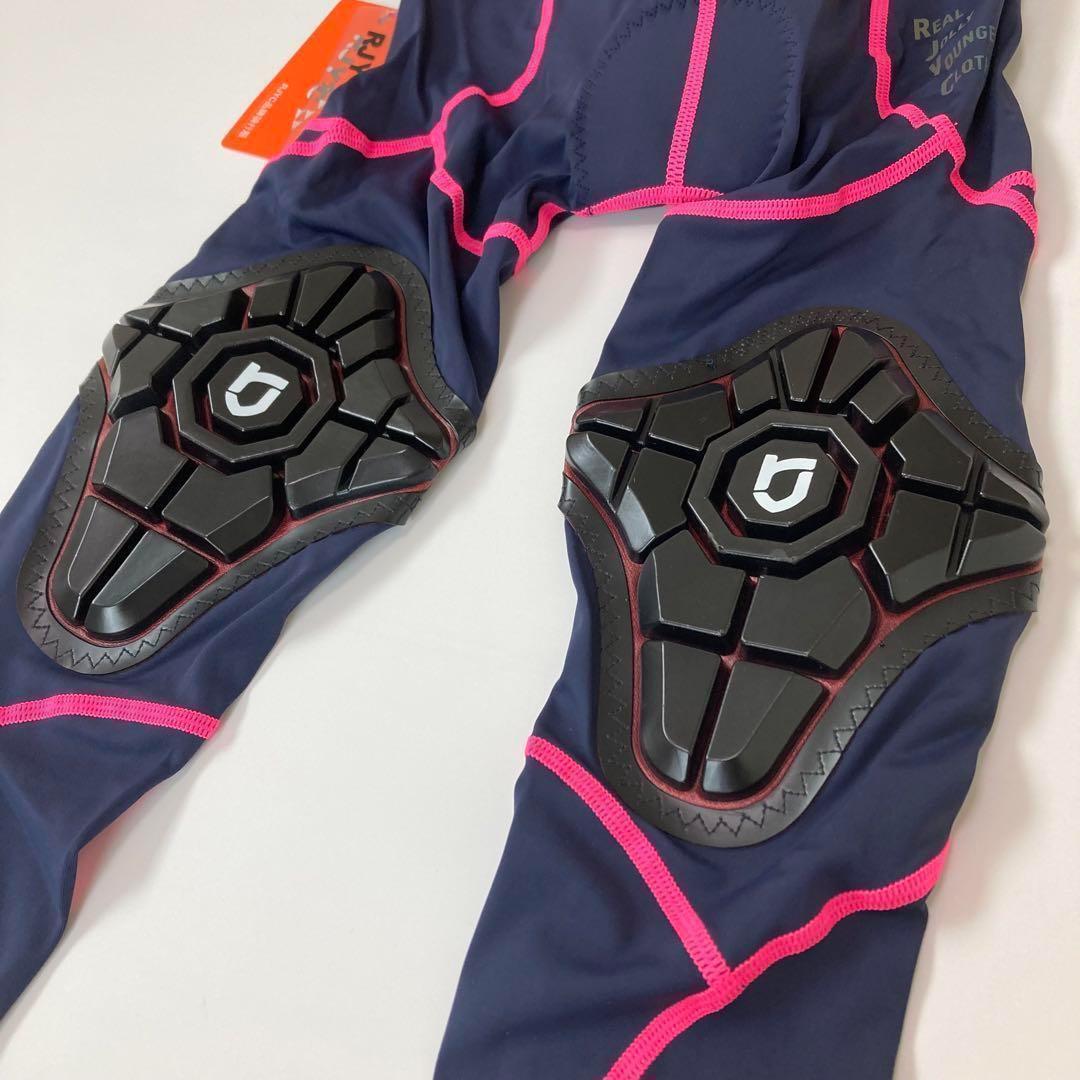 サイクルパンツ キッズパンツ ラインピンク ランバイク ストライダー Sサイズ
