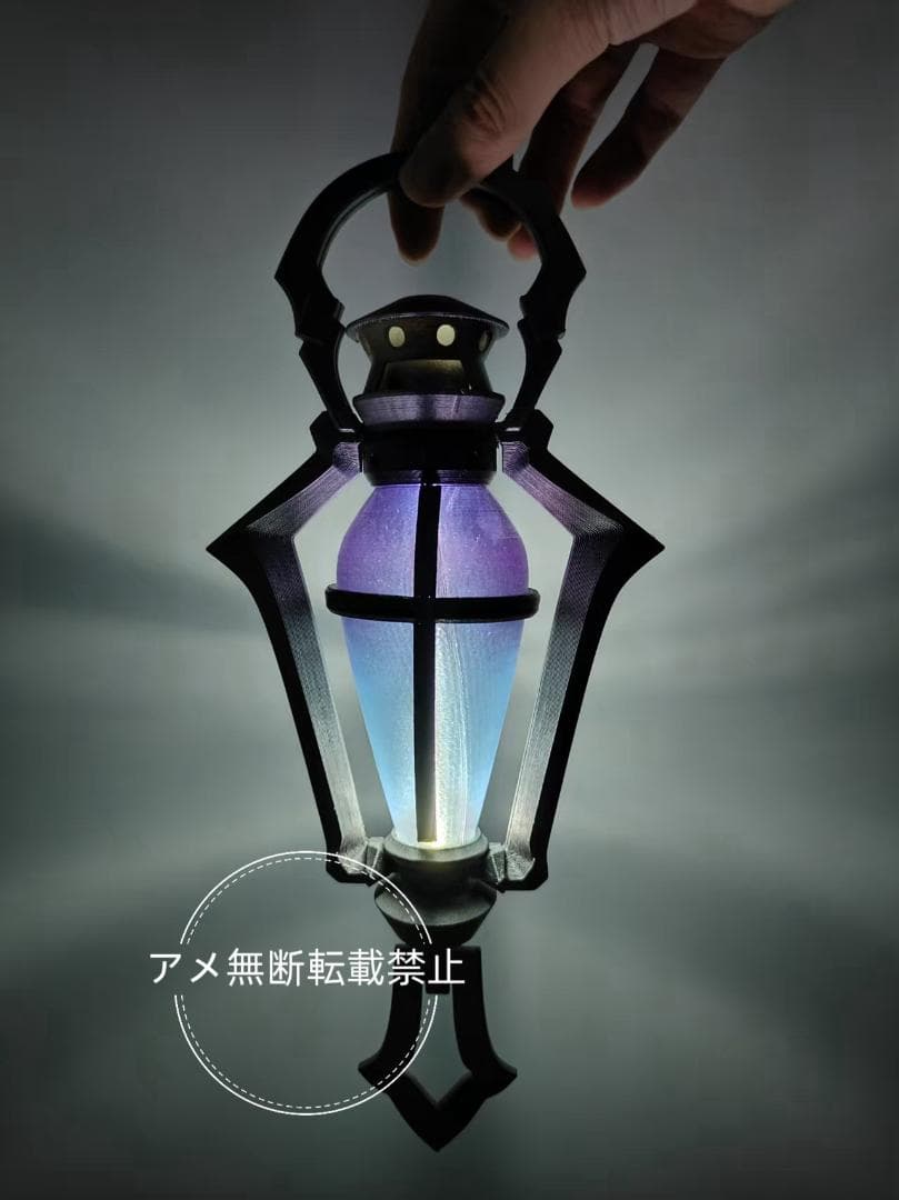 「セール」原神 フリンズコスプレ道具ランタン3Dプリント製LED内蔵ハンドメイド