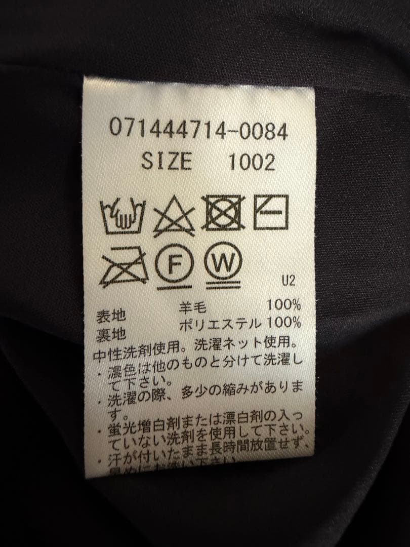 ZOY ゾーイ　メンズ　ネイビー クルーネックセーター　防風地付き　Mサイズ