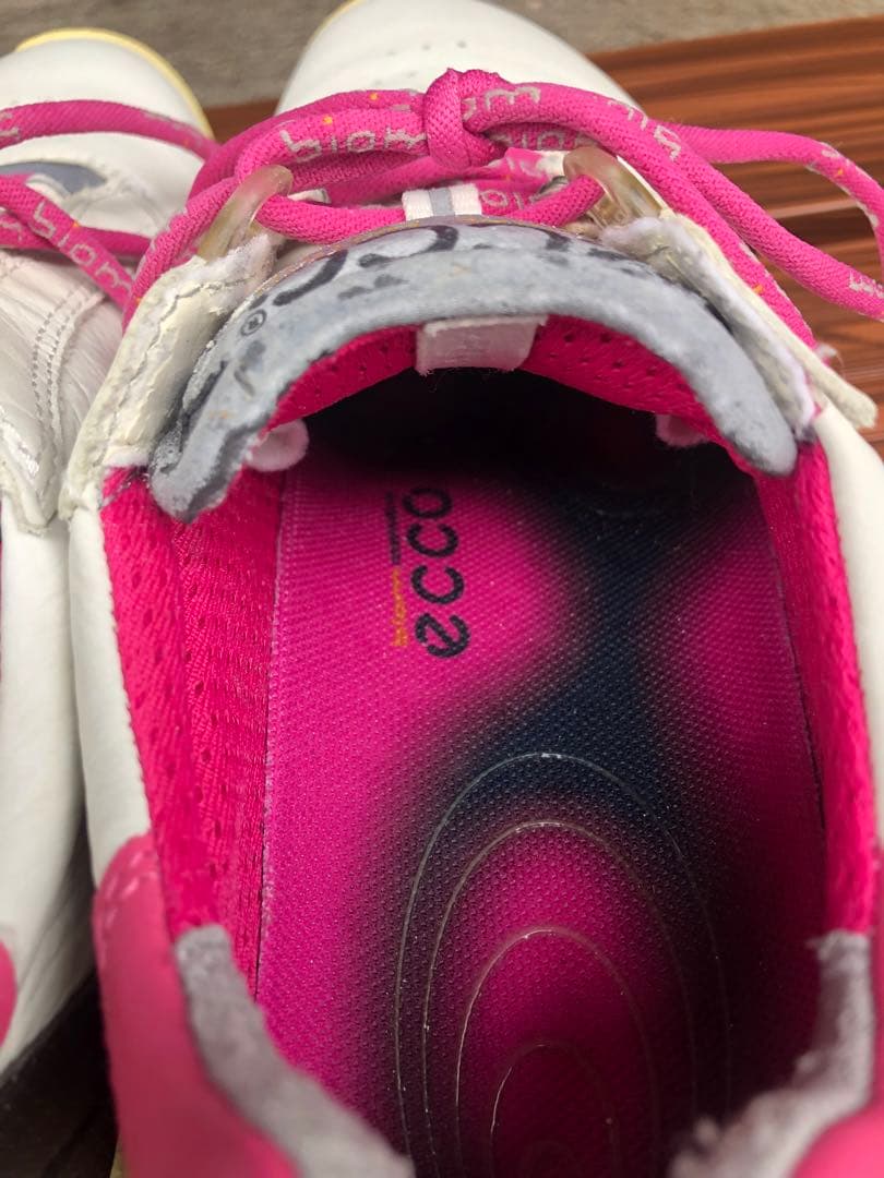 314番Ecco biom ゴルフシューズ 36 23.0cm スパイクレス