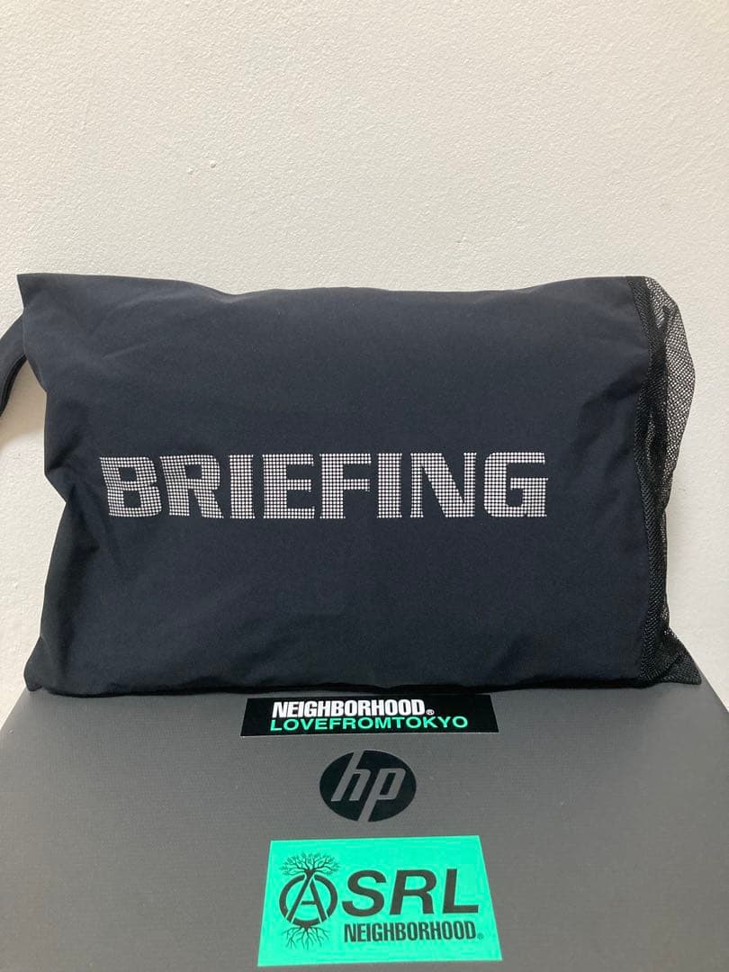 BRIEFING ウォータプルーフジャケット M ブラック！