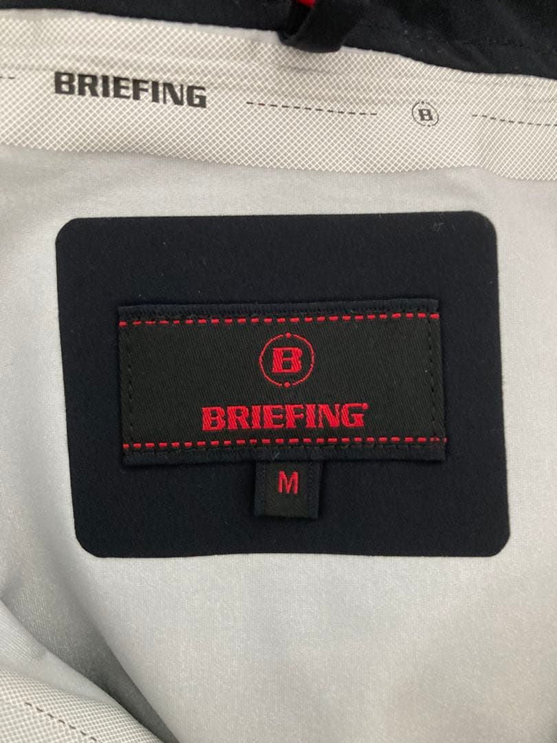 BRIEFING ウォータプルーフジャケット M ブラック！