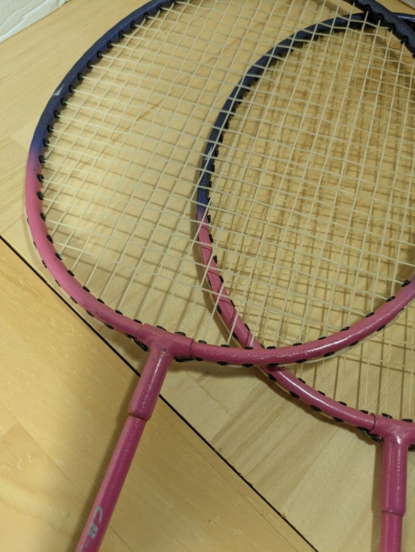 新品未使用 MIZUNO バドミントンラケット2本セット パーシバル CB-56