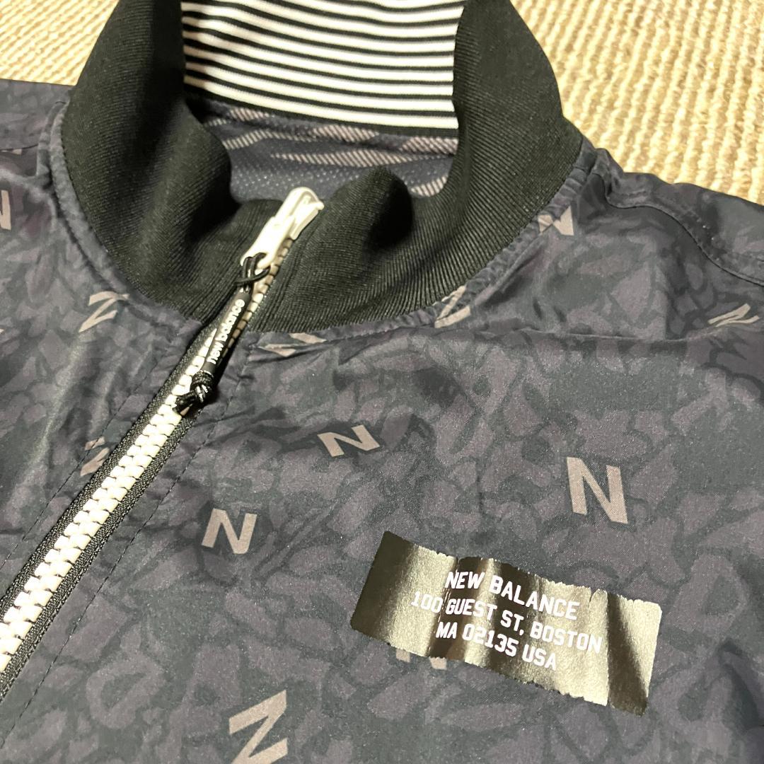 【フォロー割】 美品 ニューバランスゴルフ リバーシブルジャケット 5 総柄