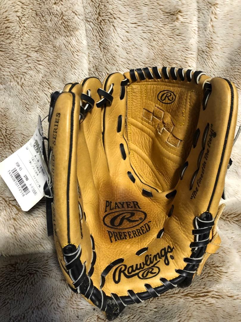 【難あり】Rawlings 軟式グローブ 左投用