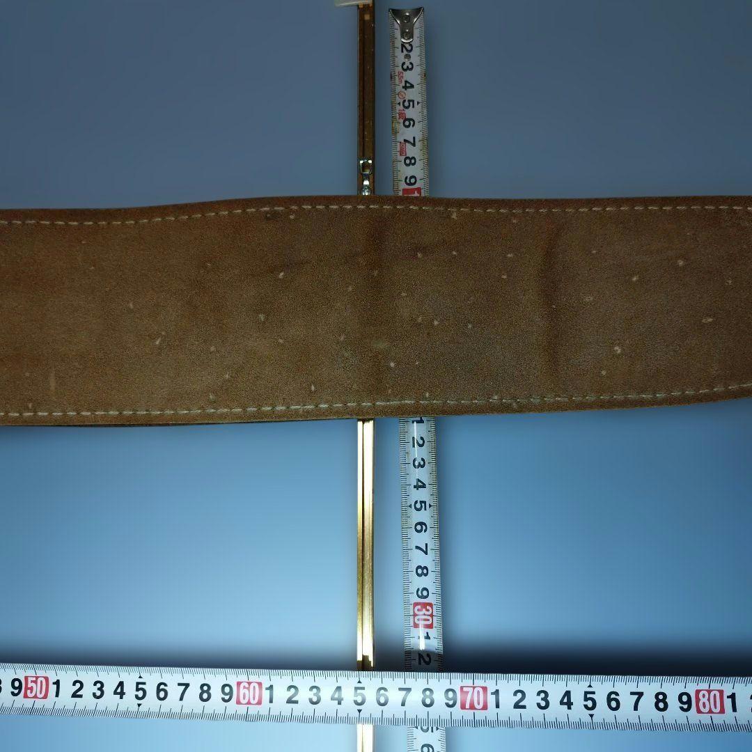 ブラウンレザートレーニングパワーベルト