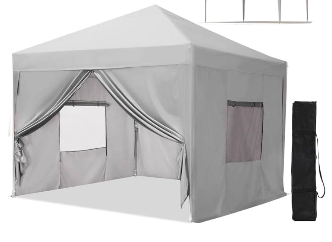 420Dオックスフォードテント 300cm x 300cm ワンタッチ