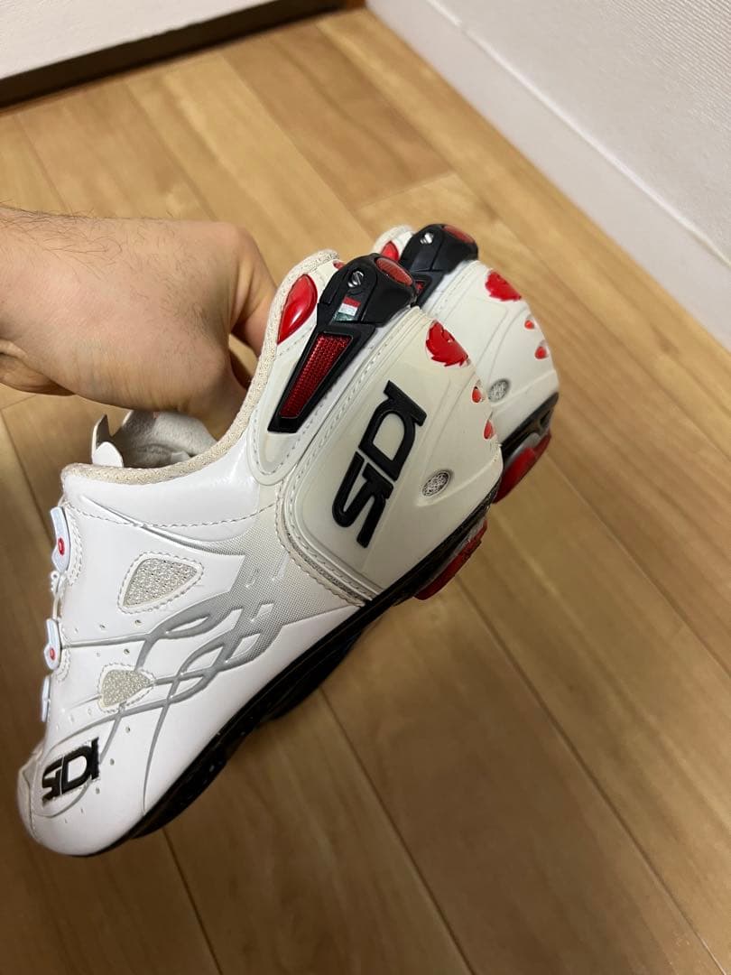 SIDI SHOT ロードバイク ビンディングシューズ ホワイト サイズ41