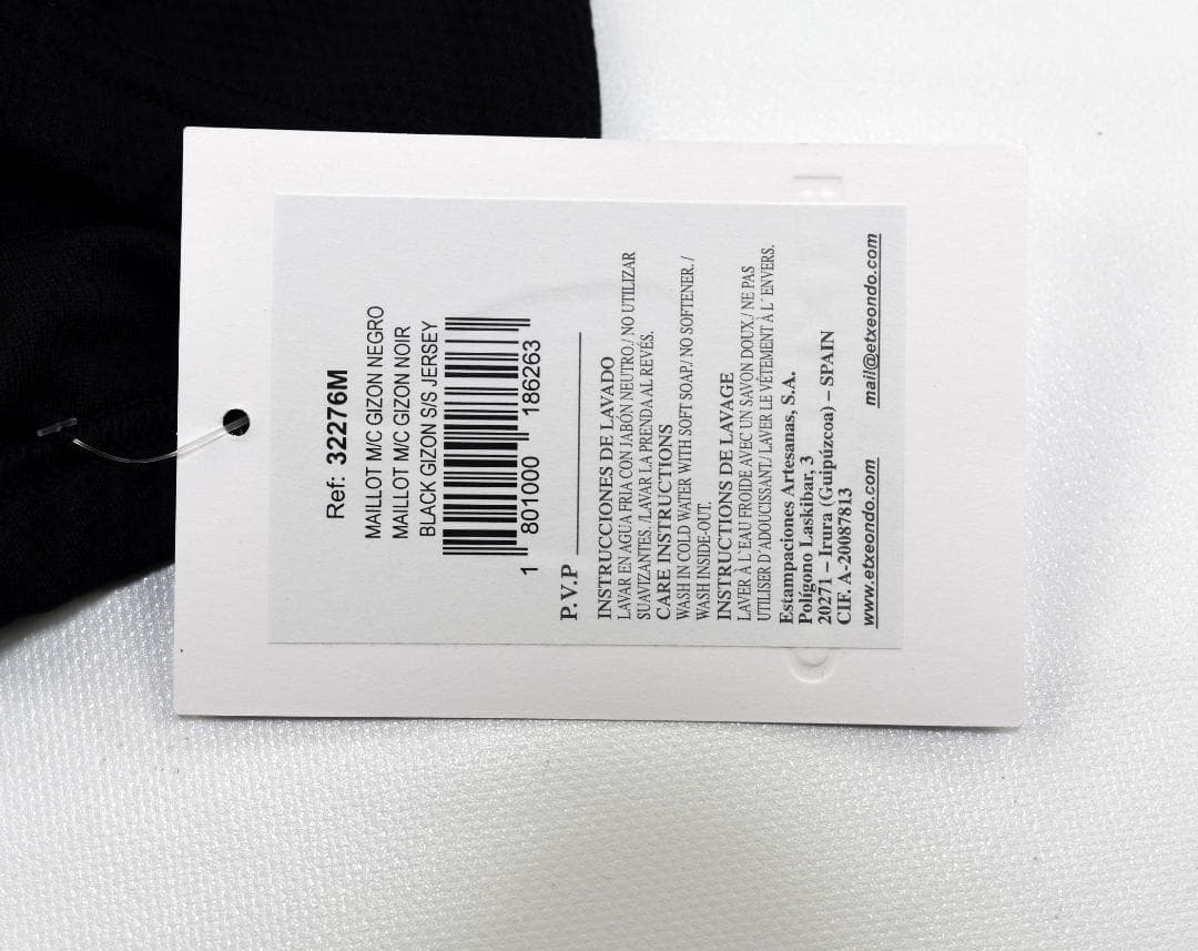 Etxeondo Gizon ジャージ size:M ブラック/レッド