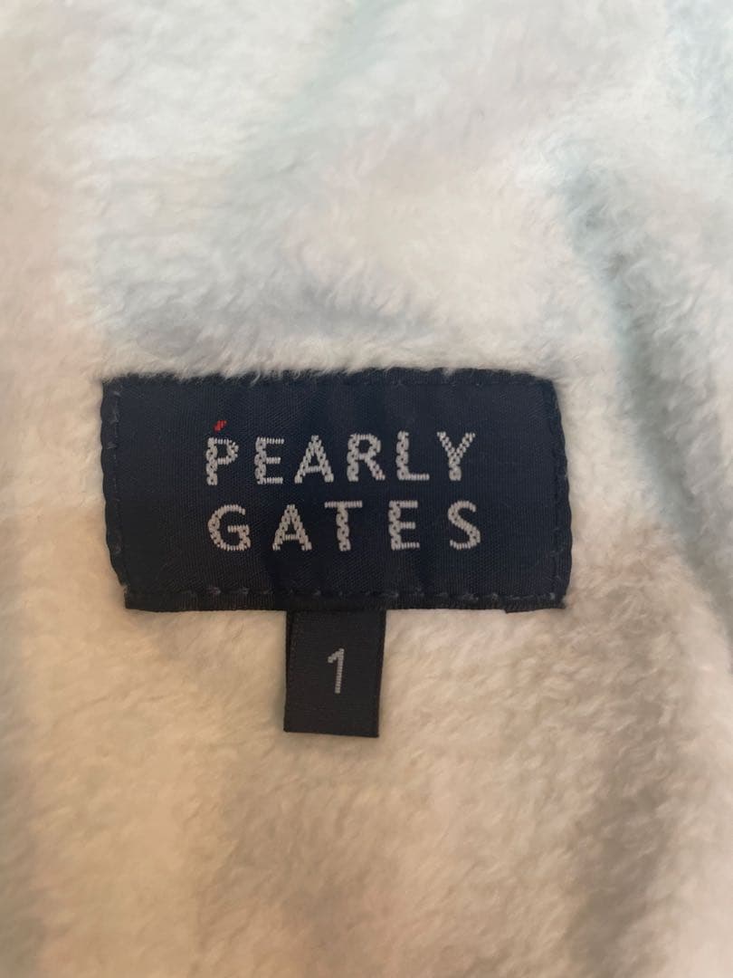 【新品未使用】PEARLY GATES フリーススカート ホワイト/ブラック