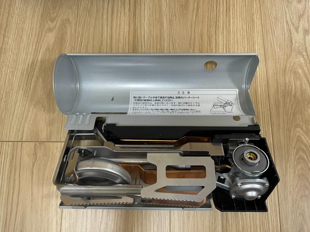 「未使用」希少専用ケース付スノーピーク アウトドアGS-600 カセットコンロ