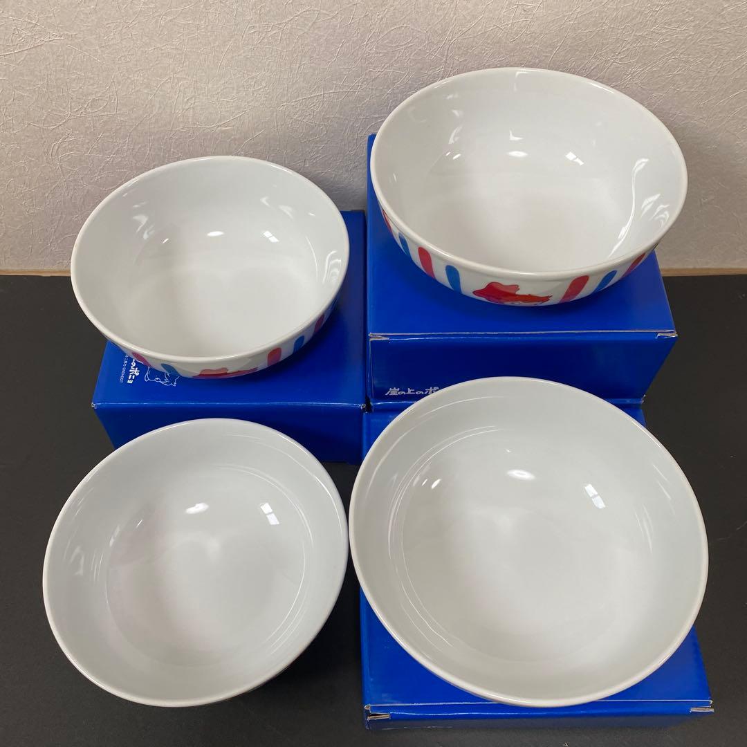 LAWSON 崖の上のポニョの陶器丼4個セット