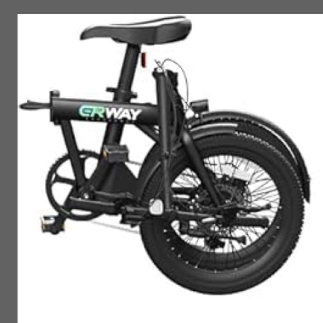 ERWAY A01 電動バイク折りたたみ 黒