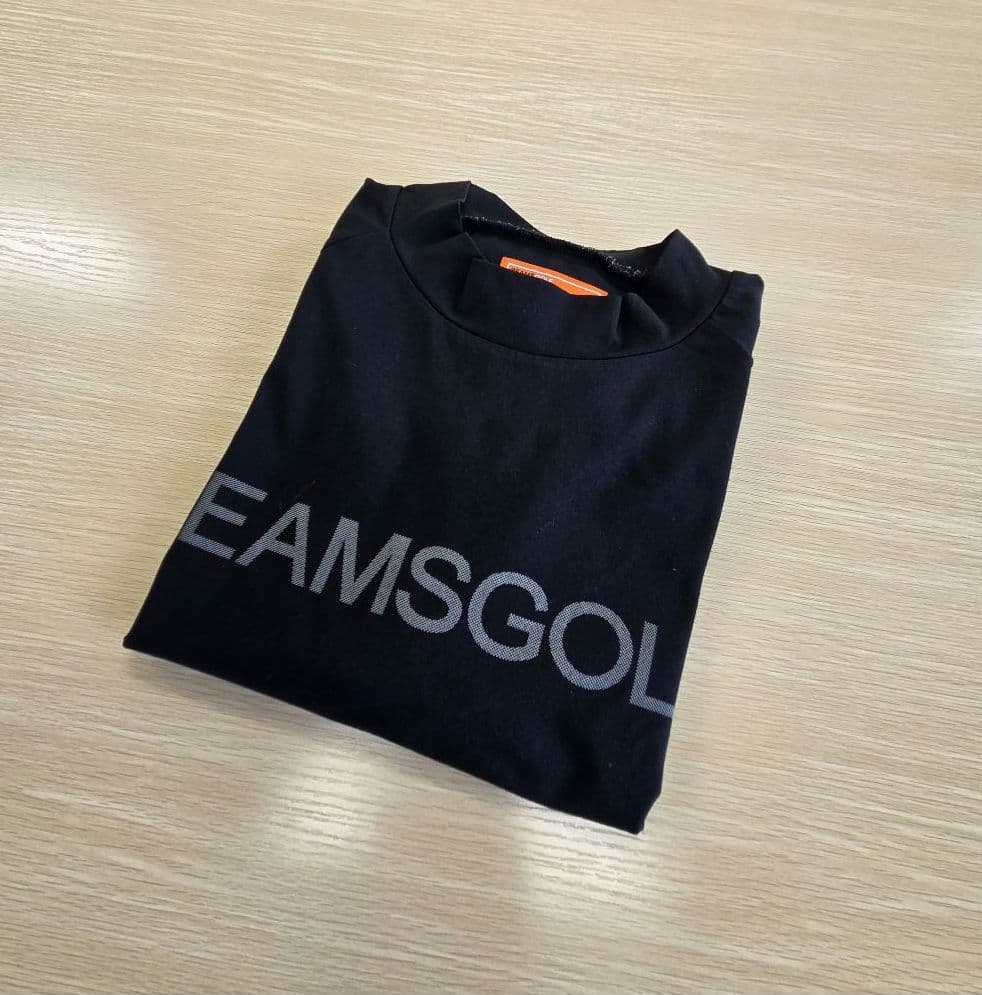 BEAMSGOLF モックネックシャツ