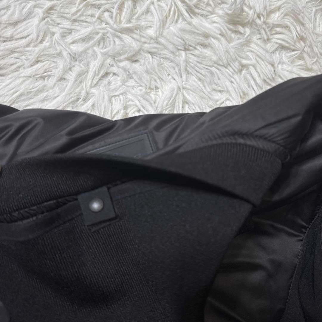 美品 Ｍサイズ バーバリー 2way スニードジャック 着脱襟 異素材MIX