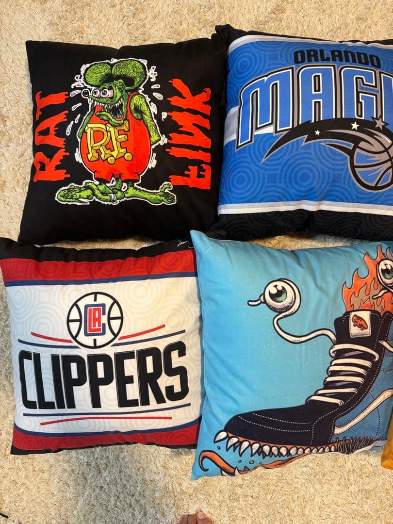 バスケ　NBA クッション　ラットフィンク　マジック　まとめ売り　セット