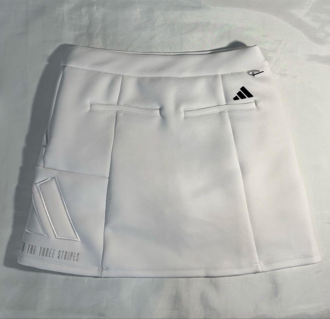 新品adidasダンボールニットフーディースカートセットビックロゴ