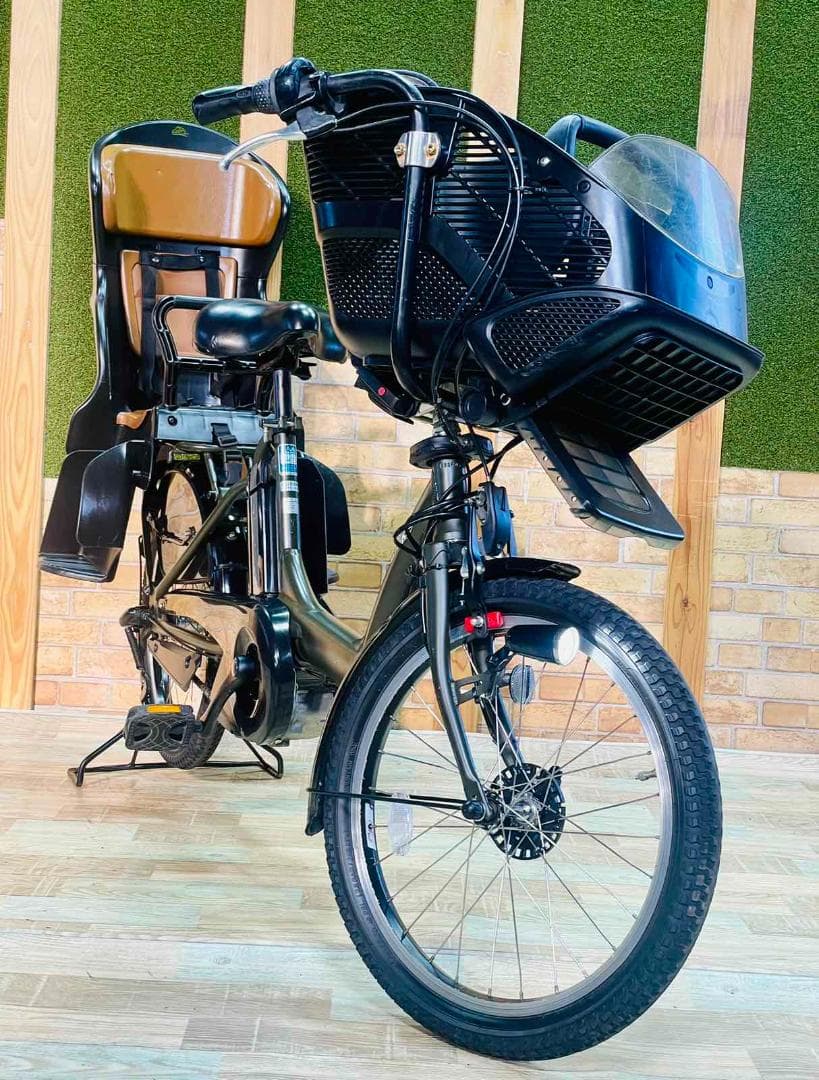 赤札 人気No１モデル レッド系 ヤマハ 子供乗せ電動アシスト自転車 H3074