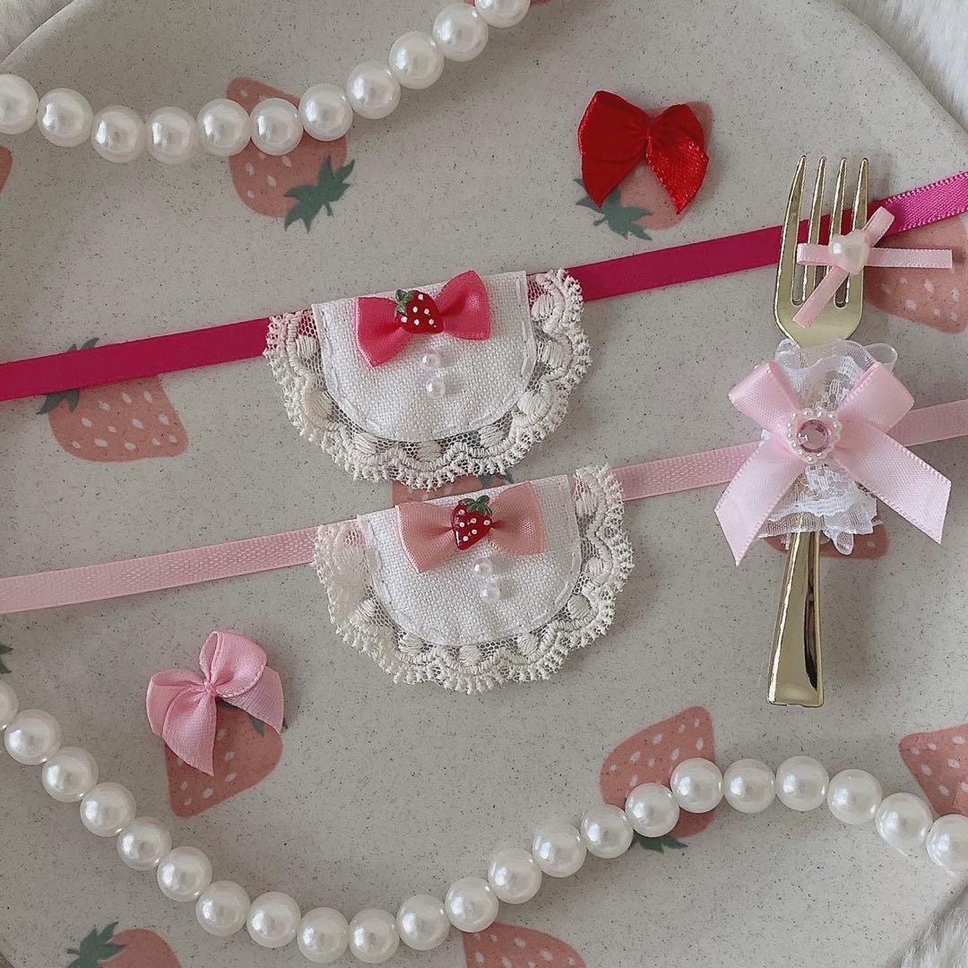ちみけも　ちびぐるみ　ぬい服　着ぐるみ　10cm スタイ　苺　オーダーページ