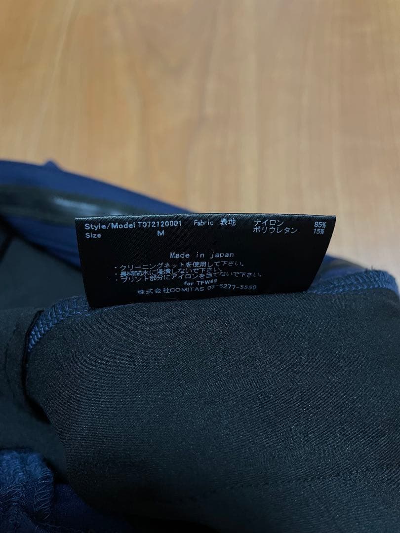 TFW49 スリムパンツ　ネイビー　M junhashimoto ゴルフ