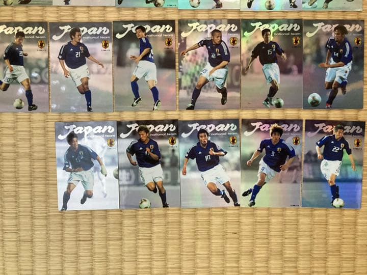 日本代表　日韓W杯　プレミアムカードセット　レア