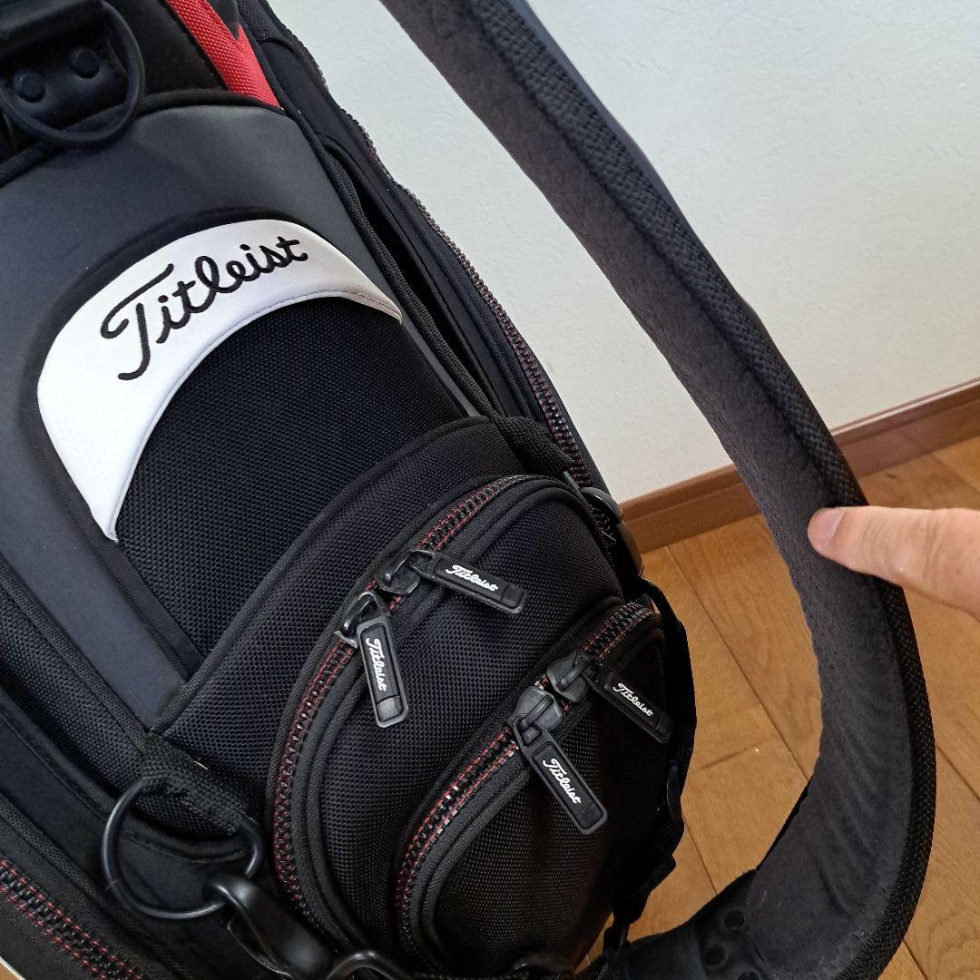 Titleist キャディバッグ 黒/白/赤