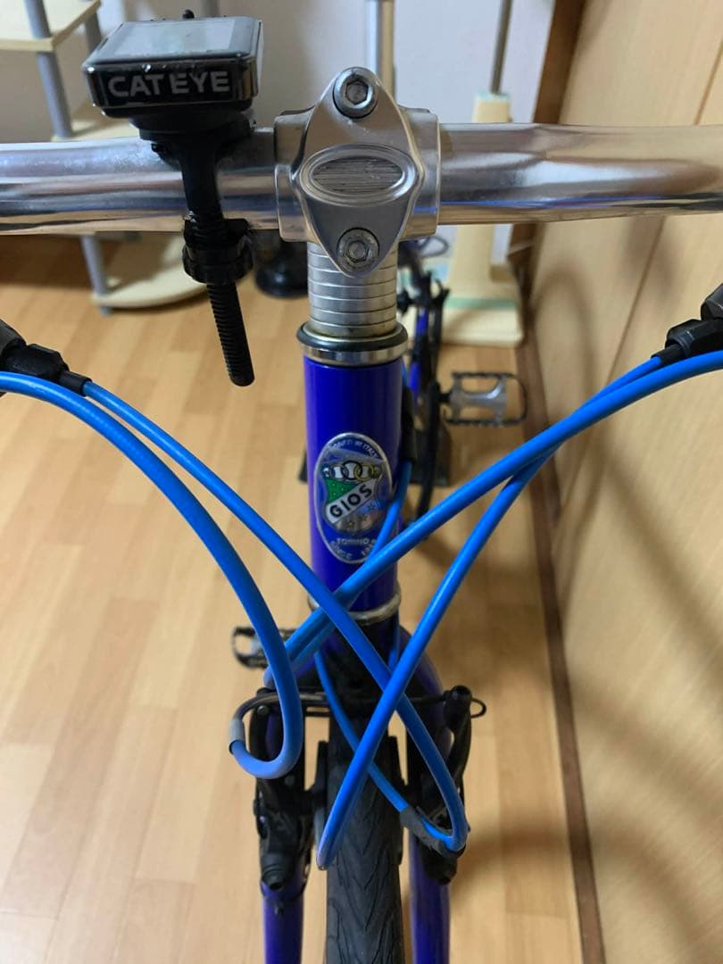 GIOS MISTRAL クロスバイク 青 SHIMANO2x10s