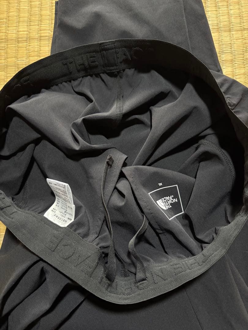 未使用タグ付　THE NORTH FACE　フレキシブルロングパンツ　黒　XL