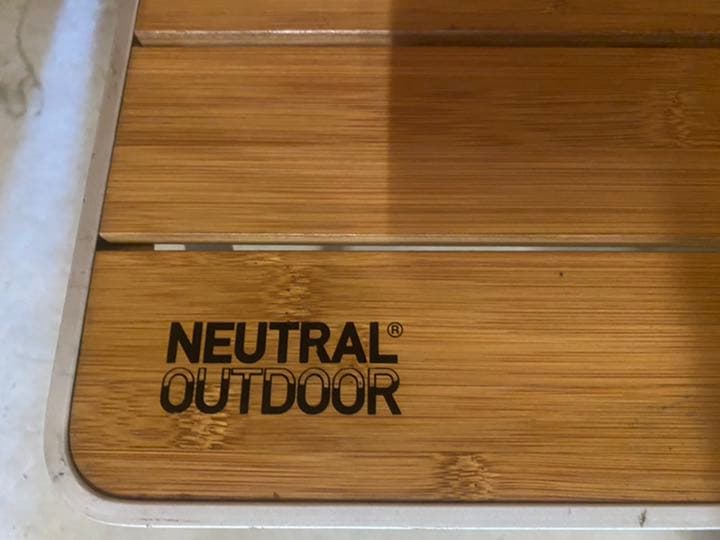 neutral outdoor 中古　バンブーテーブル　L